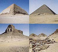 Vier Pyramiden